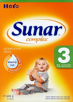 kojenecká výživa Sunar Complex 3 - 2 x 300 g