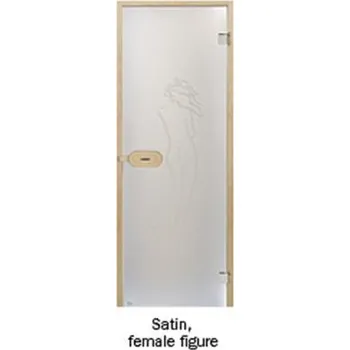 Dveře do sauny Harvia Osika / Sklo Satén 8x19 D81905H