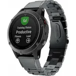 eses Kovový řemínek pro Garmin - Černý, QuickFit 26 mm