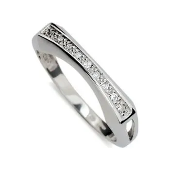 Prsten Steel Edge Stříbrný prstýnek se zirkony 2007 Velikost: 58