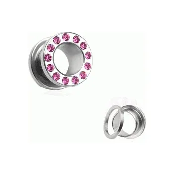 Piercing Steel Edge tunely do ucha 03 rose Velikost: 8