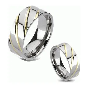 Prsten Steel Edge Snubní prsteny titanové 3036 Velikost: 67