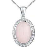 Stříbrný přívěsek s přírodním Růženínem