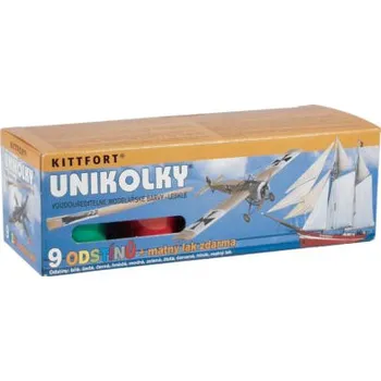 Vodová barva Kittfort Unikolky vodou ředitelné modelářské barvy s lesklým povrchem
