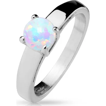 Prsten Steel Edge Prsten s kamínkem 5053 Velikost: 54