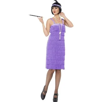 Karnevalový kostým SmiffysKostým Jazz Flapper lila Velikost: S 36 - 38