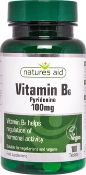 Natures Aid Vitamin B6 Pyridoxin 100 mg 100 tbl.