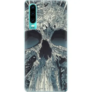 Pouzdro na mobilní telefon Odolné silikonové pouzdro iSaprio - Abstract Skull - Huawei P30