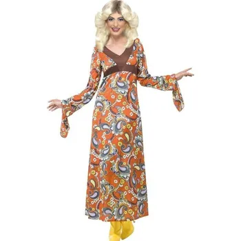 Karnevalový kostým SmiffysKostým hipie Woodstock maxi dress Velikost: S 36 - 38