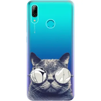 Telefonní příslušenství Odolné silikonové pouzdro iSaprio - Crazy Cat 01 - Huawei P Smart 2019