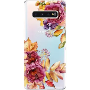 Pouzdro na mobilní telefon Odolné silikonové pouzdro iSaprio - Fall Flowers - Samsung Galaxy S10+