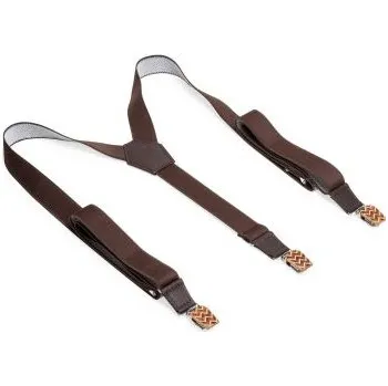 Kšandy Kožené šle Trio Suspenders dřevěnými detaily a s doživotní zárukou a možnosti výměny či vrácení do 30 dnů zdarma - MS13