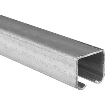 brána CAIS Vodící C profil S-33 malý pr. 33x31 mm, pozinkováno, cena za 3 m - prodej po 3 m, pro závěsné brány, posuvná vrata a světlolamy
