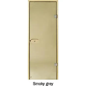 Dveře do sauny Harvia Osika / Sklo Šedá 8x19 D81902H