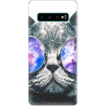 Pouzdro na mobilní telefon Odolné silikonové pouzdro iSaprio - Galaxy Cat - Samsung Galaxy S10