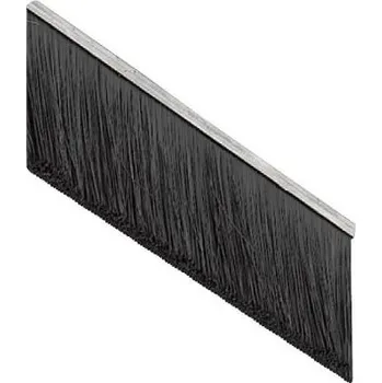 brána CAIS Kartáč BD-25 pro utěsnění dveří a vrat, viditelná výška štětin 25 mm, délka 2 m