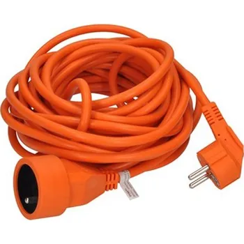 Napájecí kabel PRODLUŽOVACÍ PŘÍVOD 7m ORANŽOVÝ, 3x1mm2, 10A