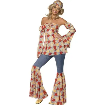 Karnevalový kostým SmiffysKostým Vintage Hippy 70. let Velikost: S 36 - 38