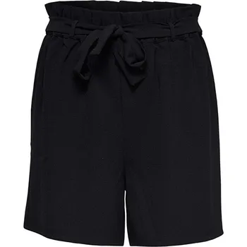 Dámské kraťasy ONLY Turner Paper Bag Shorts Wvn Noos Black