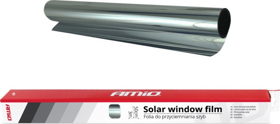 Zatmavovací folie na okna Dark Silver 0,5x3m (15%)