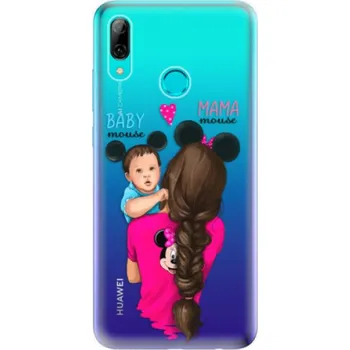 Pouzdro na mobilní telefon Odolné silikonové pouzdro iSaprio - Mama Mouse Brunette and Boy - Huawei P Smart 2019
