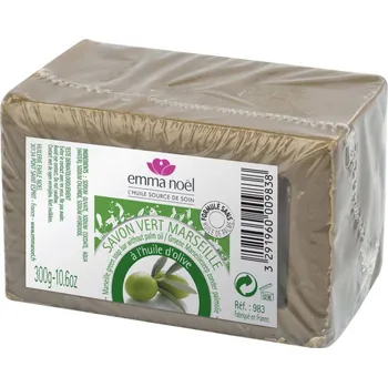 Mýdlo Emma Noël Marseille Zelené BIO pevné mýdlo 300 g 