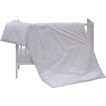 Povlečení Scarlett Hvězdička béžové 100 x 135, 40 x 60 cm zipový uzávěr