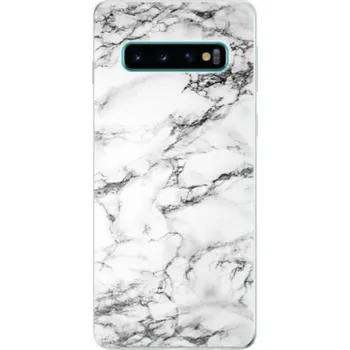 Pouzdro na mobilní telefon Odolné silikonové pouzdro iSaprio - White Marble 01 - Samsung Galaxy S10