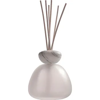 Aroma difuzér Millefiori Milano Air Design matné sklo s mramorovým vrškem, bílý