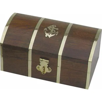 Truhla SEA CLUB Dřevěná truhla - box s kotvou 14 cm