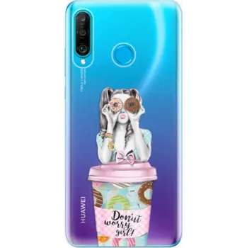 Pouzdro na mobilní telefon Odolné silikonové pouzdro iSaprio - Donut Worry - Huawei P30 Lite