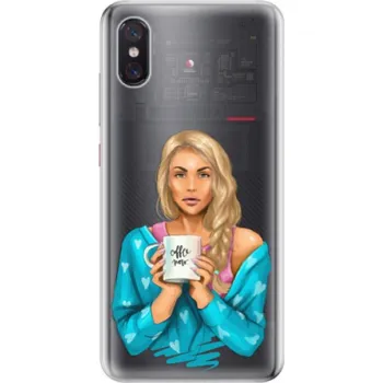 Pouzdro na mobilní telefon Odolné silikonové pouzdro iSaprio - Coffe Now - Blond - Xiaomi Mi 8 Pro