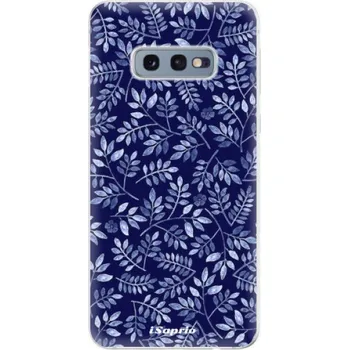 Odolné silikonové pouzdro iSaprio - Blue Leaves 05 - Samsung Galaxy S10e