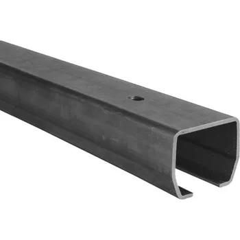 brána CAIS Vodící C profil posuvné brány STAGE-SB malý pr. 73x61 mm bez povrchové úpravy, cena za 2m - prodej po 2m