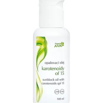 Original ATOK Opalovací olej Karotenoidy OF15, 100 ml