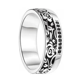 Prsten 7AE AN1043 Dámský stříbrný snubní prsten AG925 - velikost 58 - AN1043-D-58