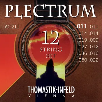 Struna pro hudební nástroj Thomastik PLECTRUM AC211 - Struny na dvanáctistrunnou kytaru - sada