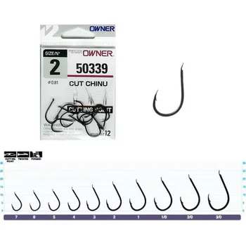 Rybářský háček Owner háčky model 50339 Velikost háčků: 4