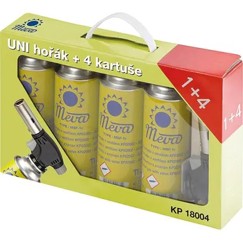 Plynová kartuše Meva UNI hořák + 4x KP18004 227 g
