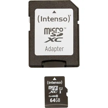 Paměťová karta Intenso microSDXC 64 GB UHS-I (3423490)