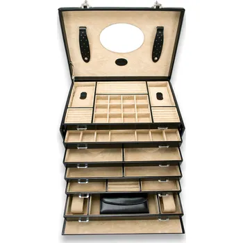 Šperkovnice Šperkovnice WindRose Merino 4 Black