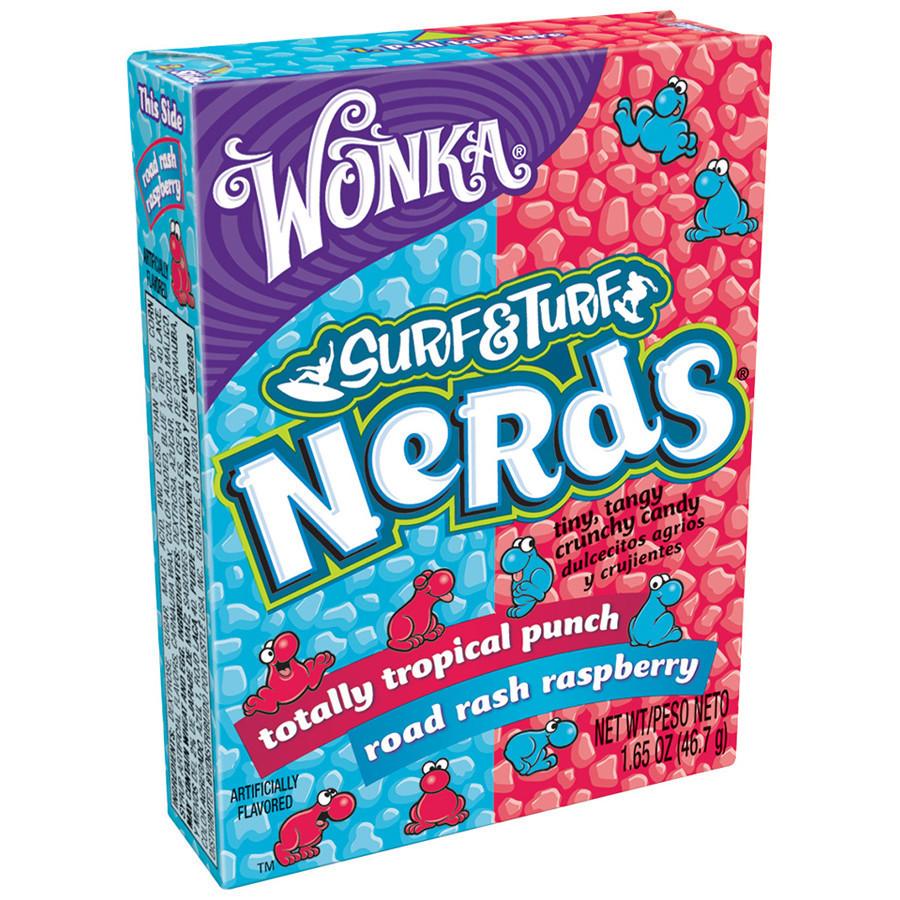 Nerds Candy Surf & Turf - Tropical Punch & Raspberry 46,7 g - Zbozi.cz