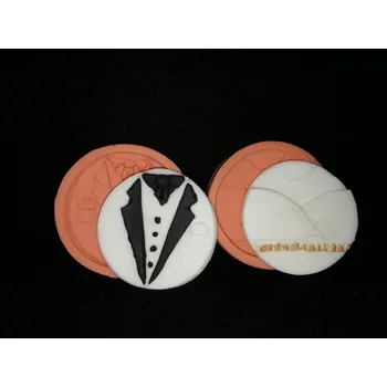 Svatební dekorace Silikonová formička svatební zdobení /ženich, nevěsta/ 5174