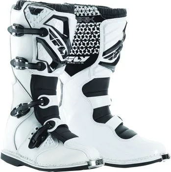 Moto obuv FLY Racing Maverik bílé