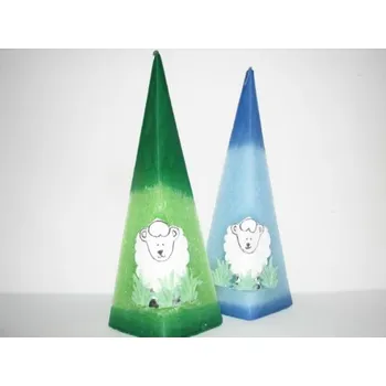 Svíčka Svíčka Pyramida - Velikonoce (00004811 *CAN svíčka pyramida decor 180)