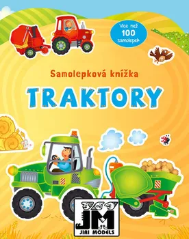 Samolepková knížka: Traktory 100 ks - Jiri Models (2018, brožovaná) 
