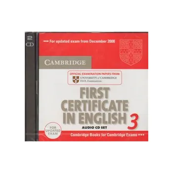Učebnice Cambridge First Certificate in English 3 for Updated Exam Audio CDs