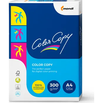 Mondi Color Copy A4 300 gsm 125 listů Kancelářský papír Mondi Color Copy A4 300 gsm 125 listů