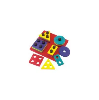 ostatní stavebnice Geometrické tvary navlékací