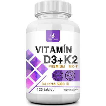 Allnature Vitamín D3 + K2 Premium 120 tbl.